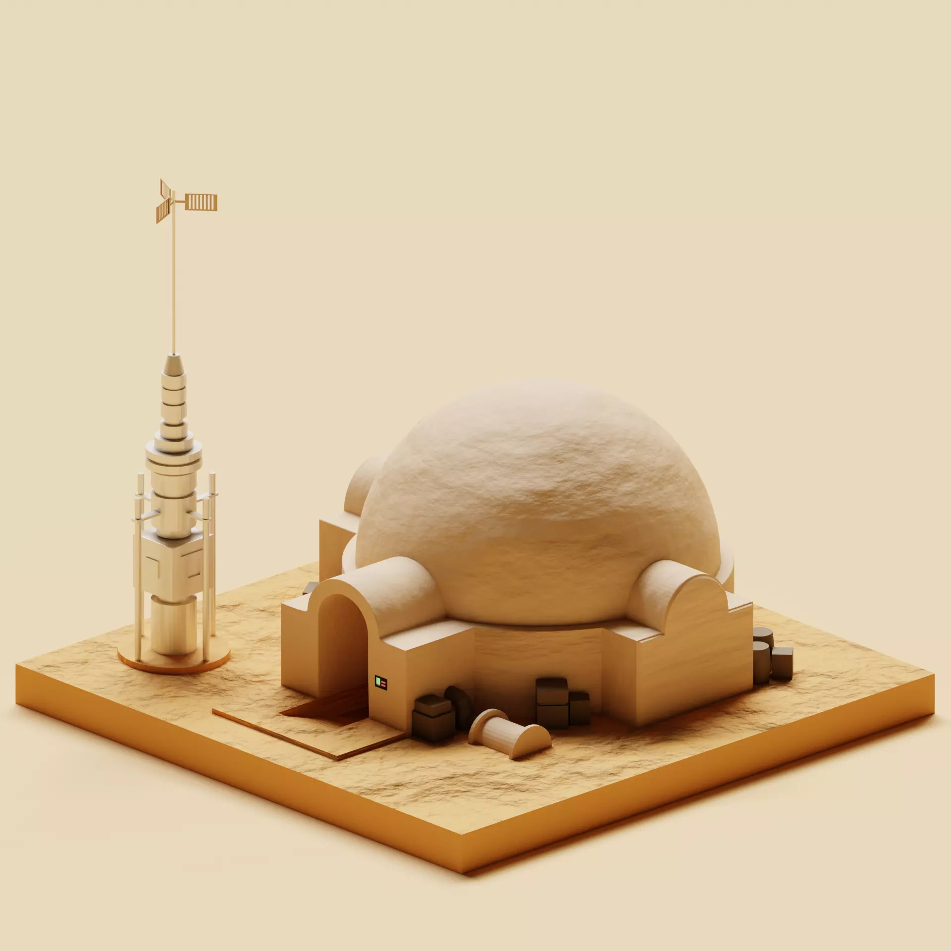 Lars Homebase 3D print model_0
