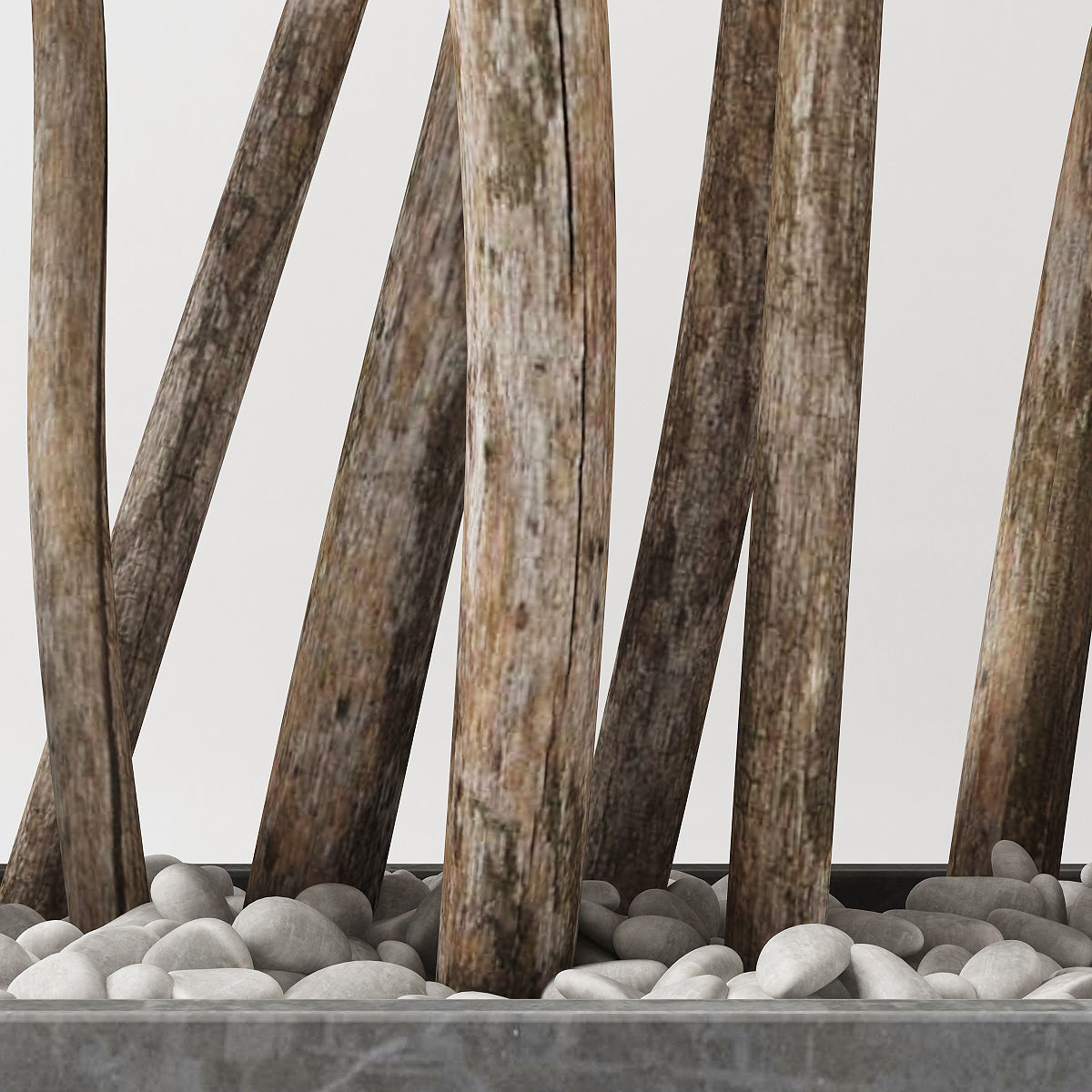 Dry branch decor n3 3D model_2