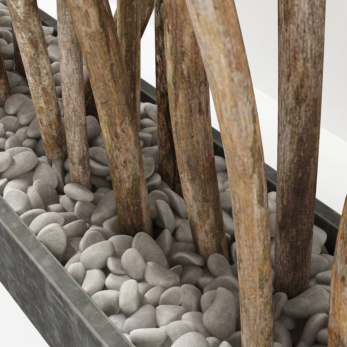 Dry branch decor n3 3D model_3