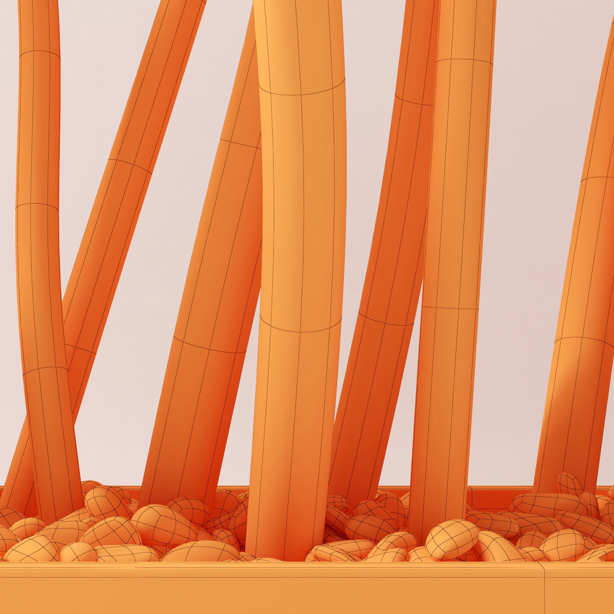 Dry branch decor n3 3D model_7