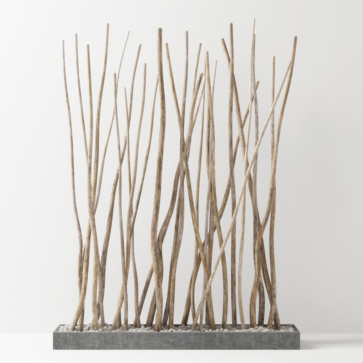 Dry branch decor n3 3D model_1