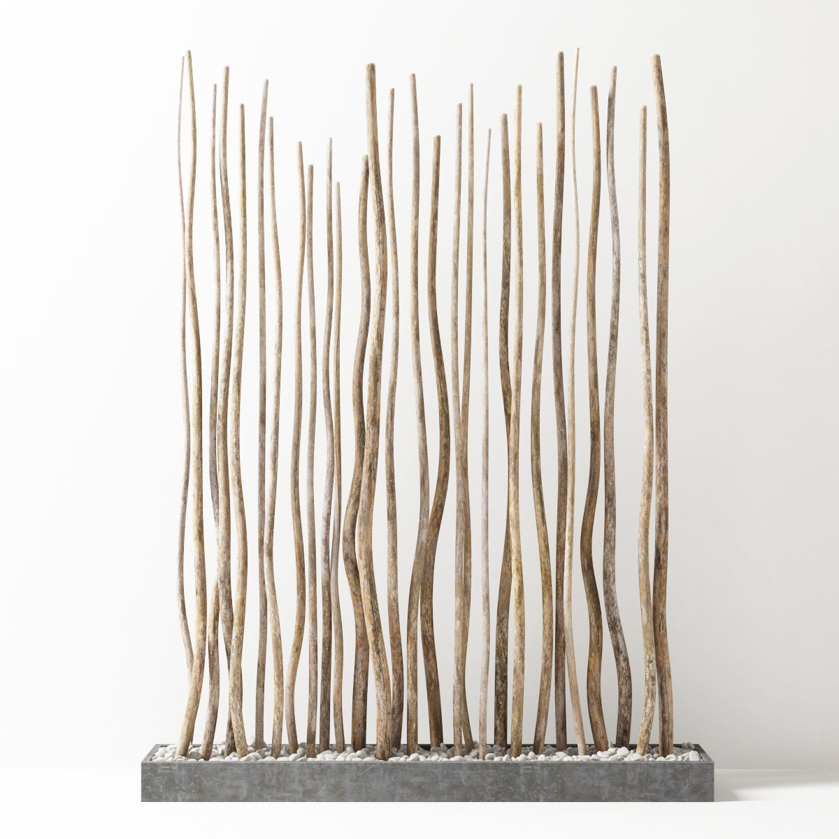 Dry branch decor n3 3D model_4