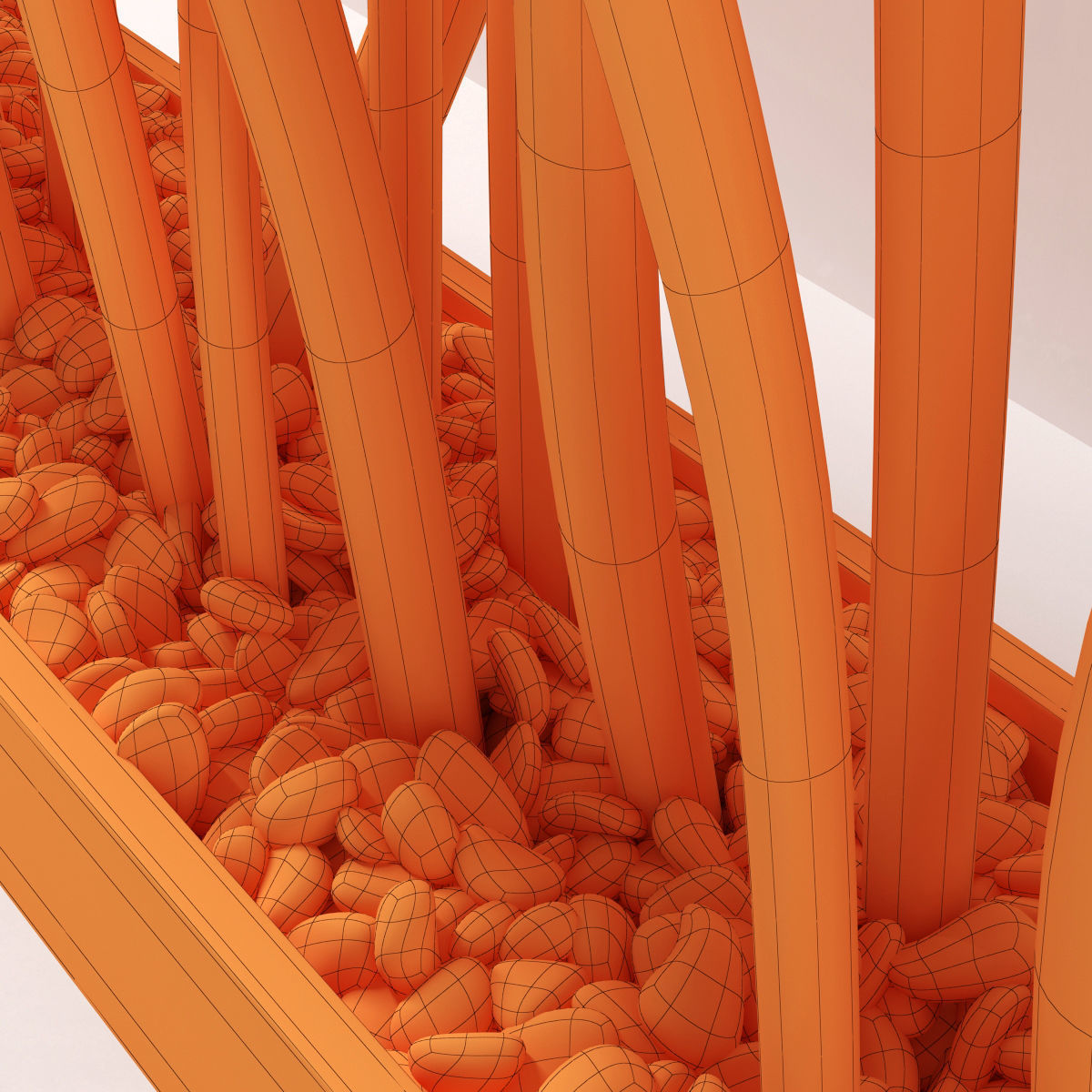 Dry branch decor n3 3D model_6