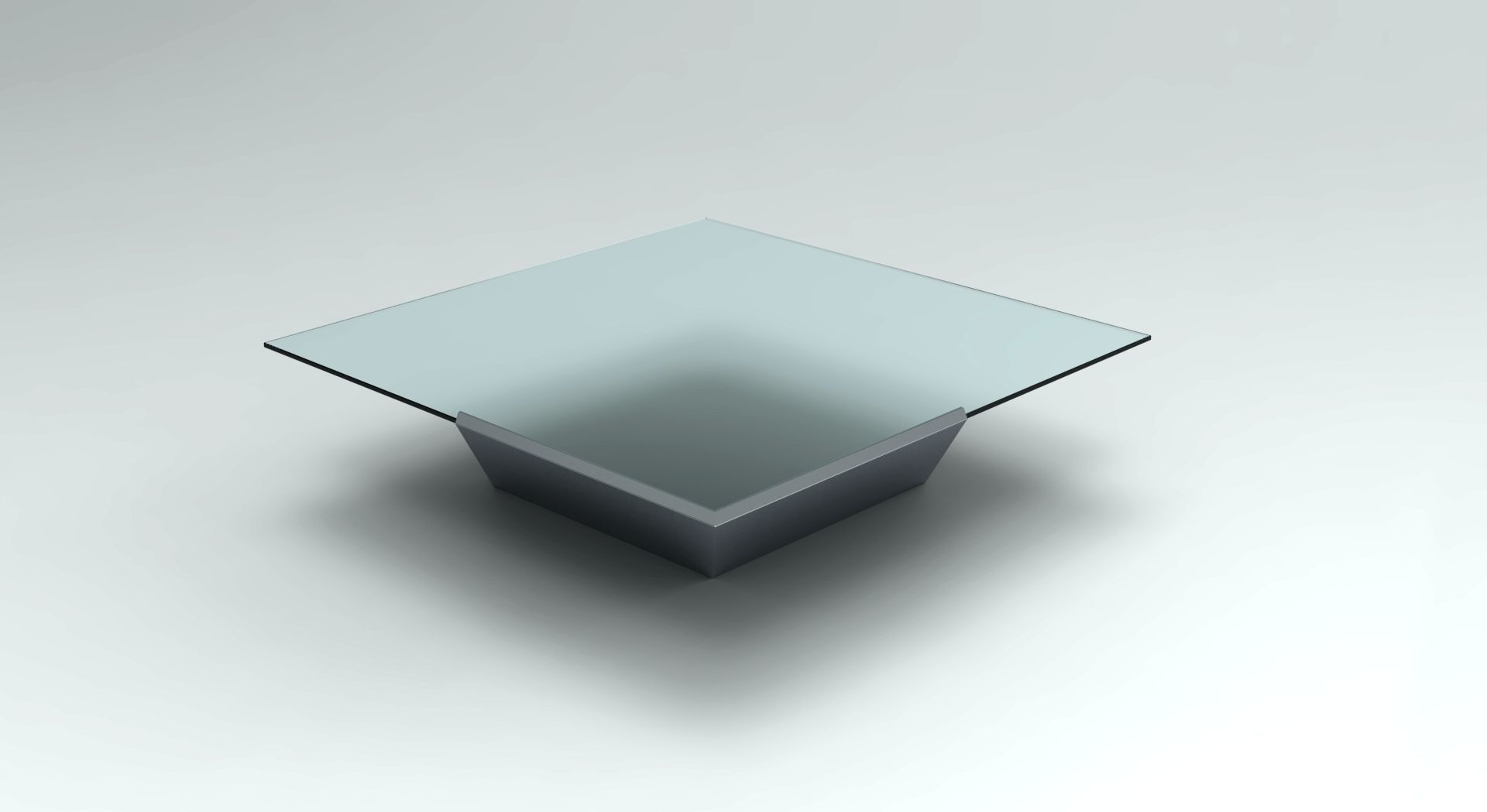 Steel Coffee Table 3D model_5