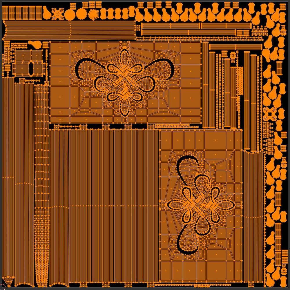 Wrought Iron Gate 2 3D model_12