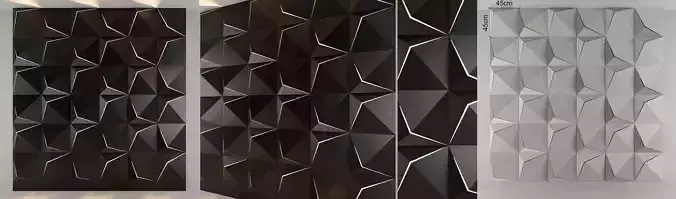 3d panel 17 3D model