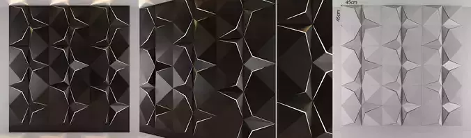 3d panel 18 3D model