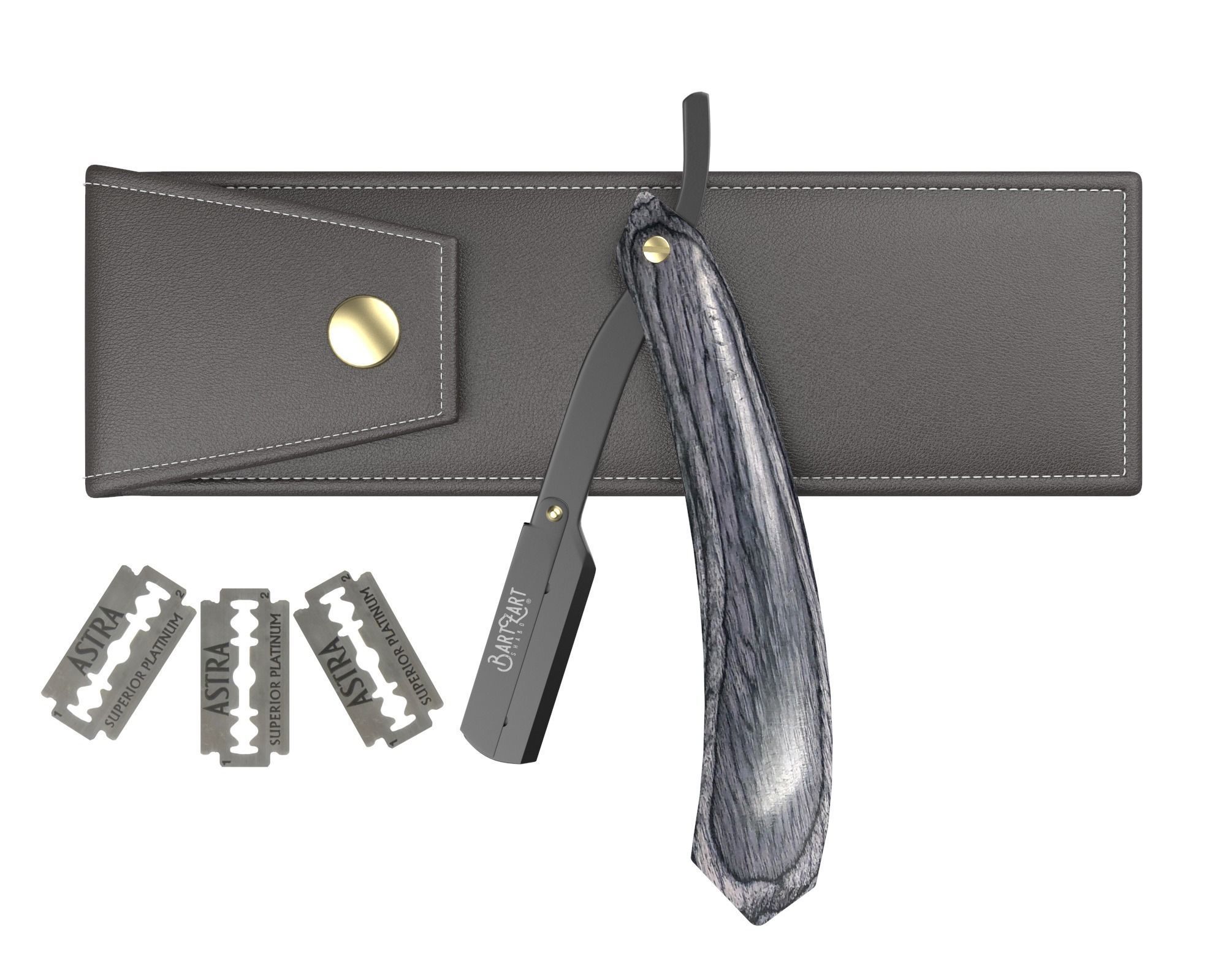 Razor Low-poly 3D model_5