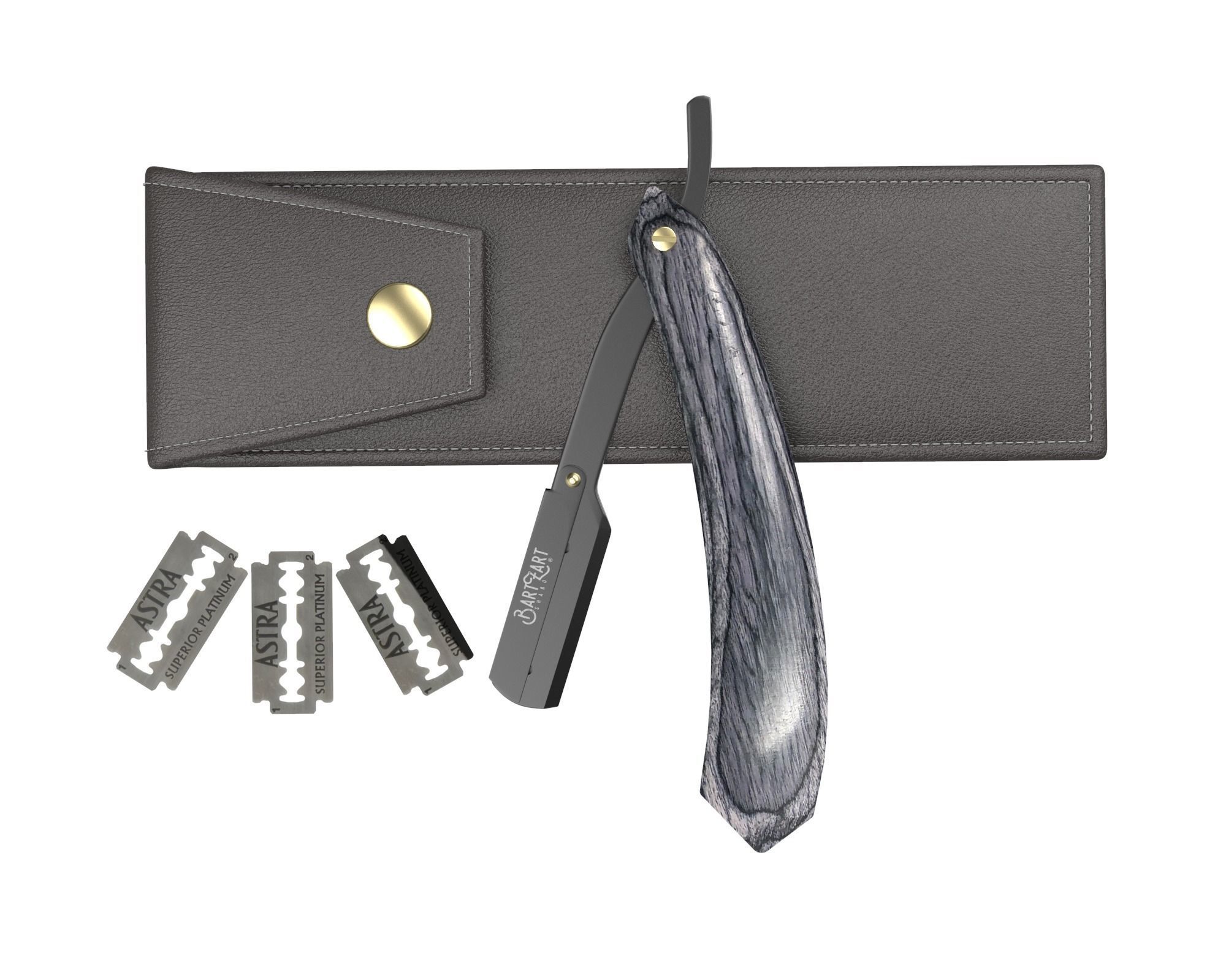 Razor Low-poly 3D model_7