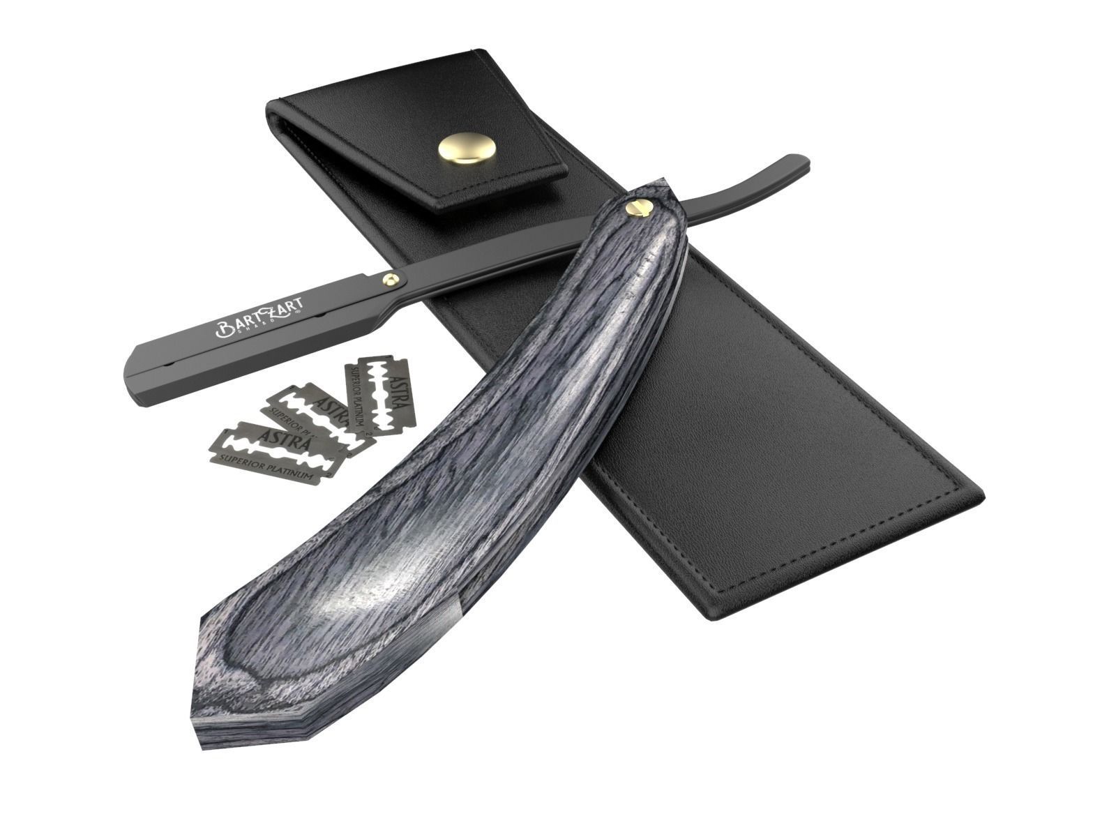 Razor Low-poly 3D model_6