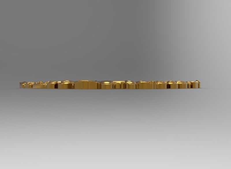 carved frame 3D model_9