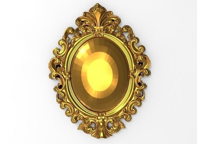 carved frame 3D model