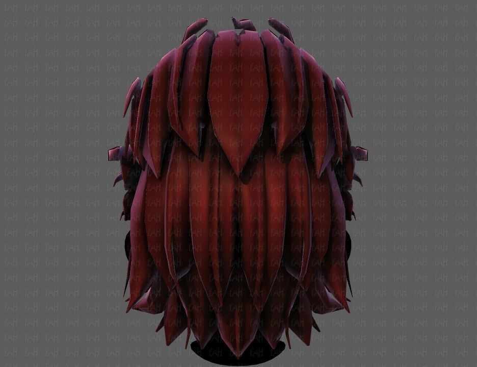 3D Hair style for boy V68 Low-poly 3D model_21