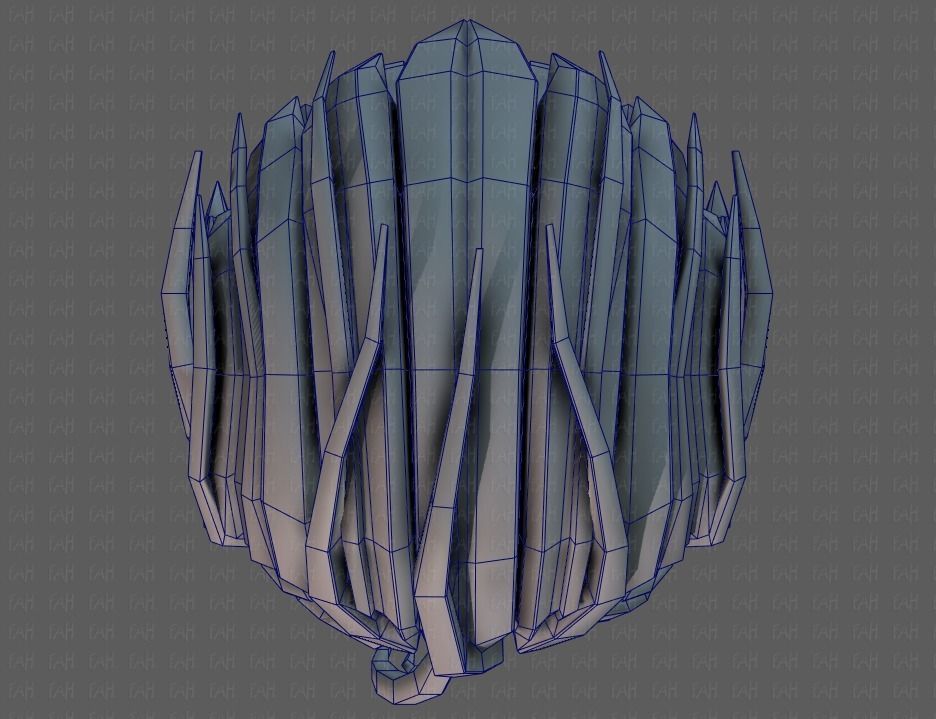 3D Hair style for boy V68 Low-poly 3D model_36