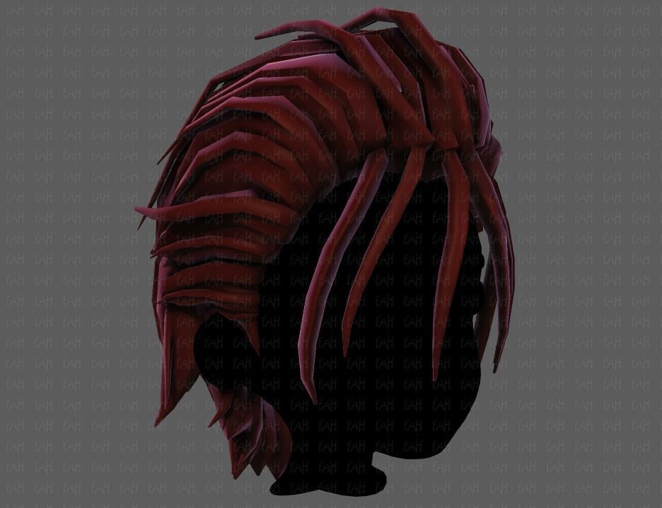 3D Hair style for boy V68 Low-poly 3D model_18