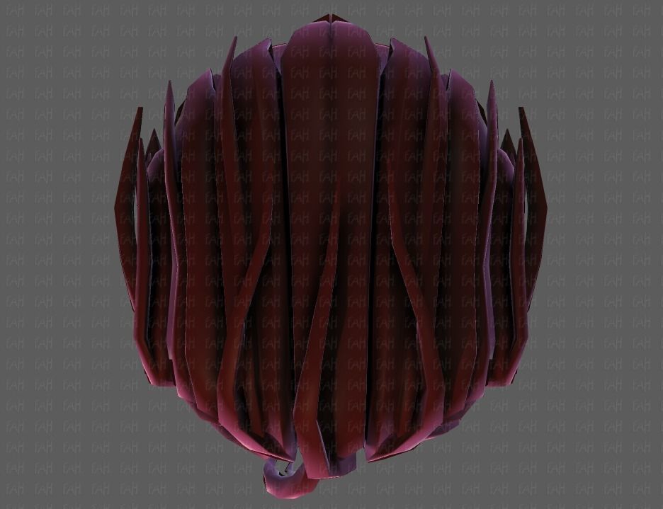 3D Hair style for boy V68 Low-poly 3D model_35