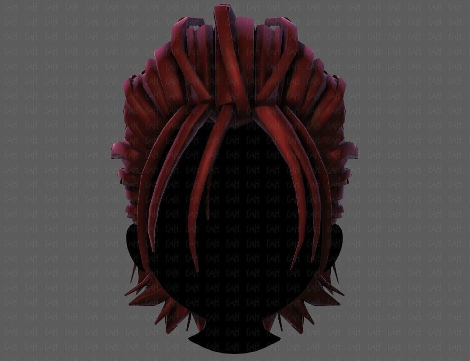 3D Hair style for boy V68 Low-poly 3D model_17