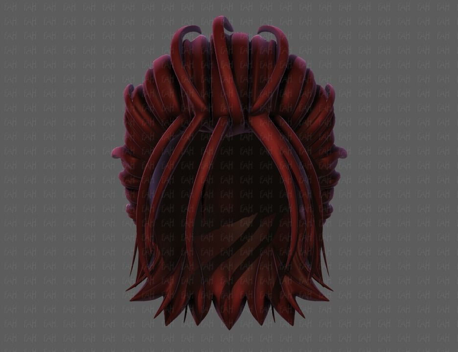 3D Hair style for boy V68 Low-poly 3D model_37