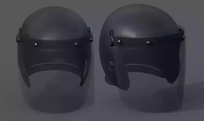 Helmet scifi police mask military combat soldier 