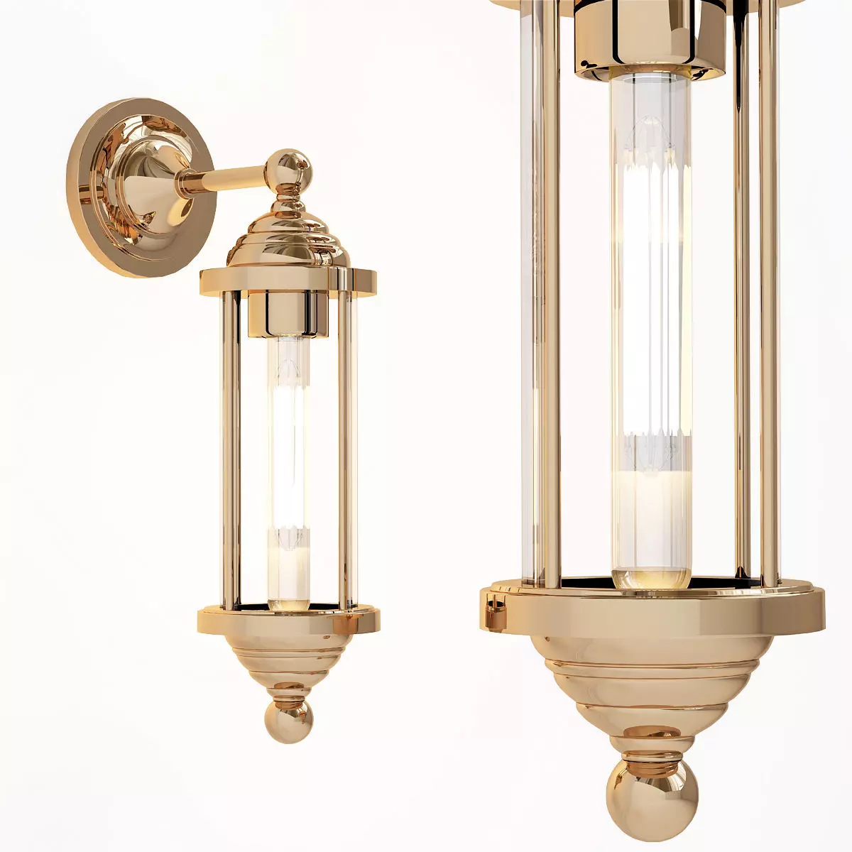 Wall Lamp Clayton 3D model_0