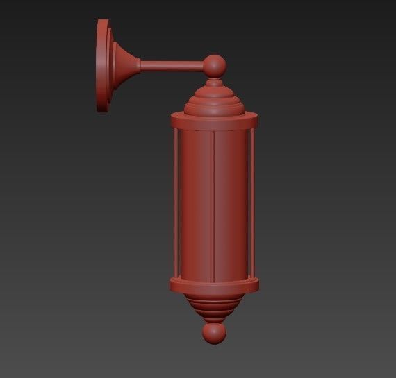 Wall Lamp Clayton 3D model_1