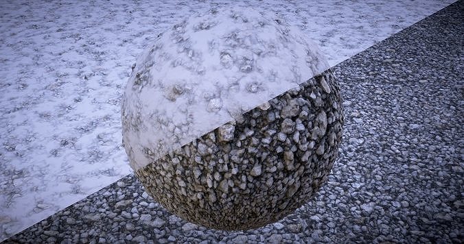 Rocks and Snowy Rocks Texture