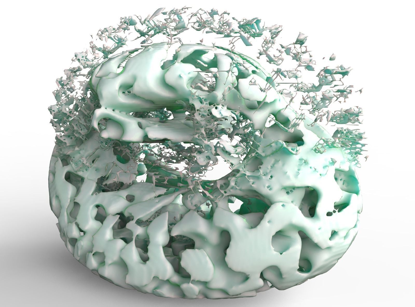 Bacterial proteins 3D model_1