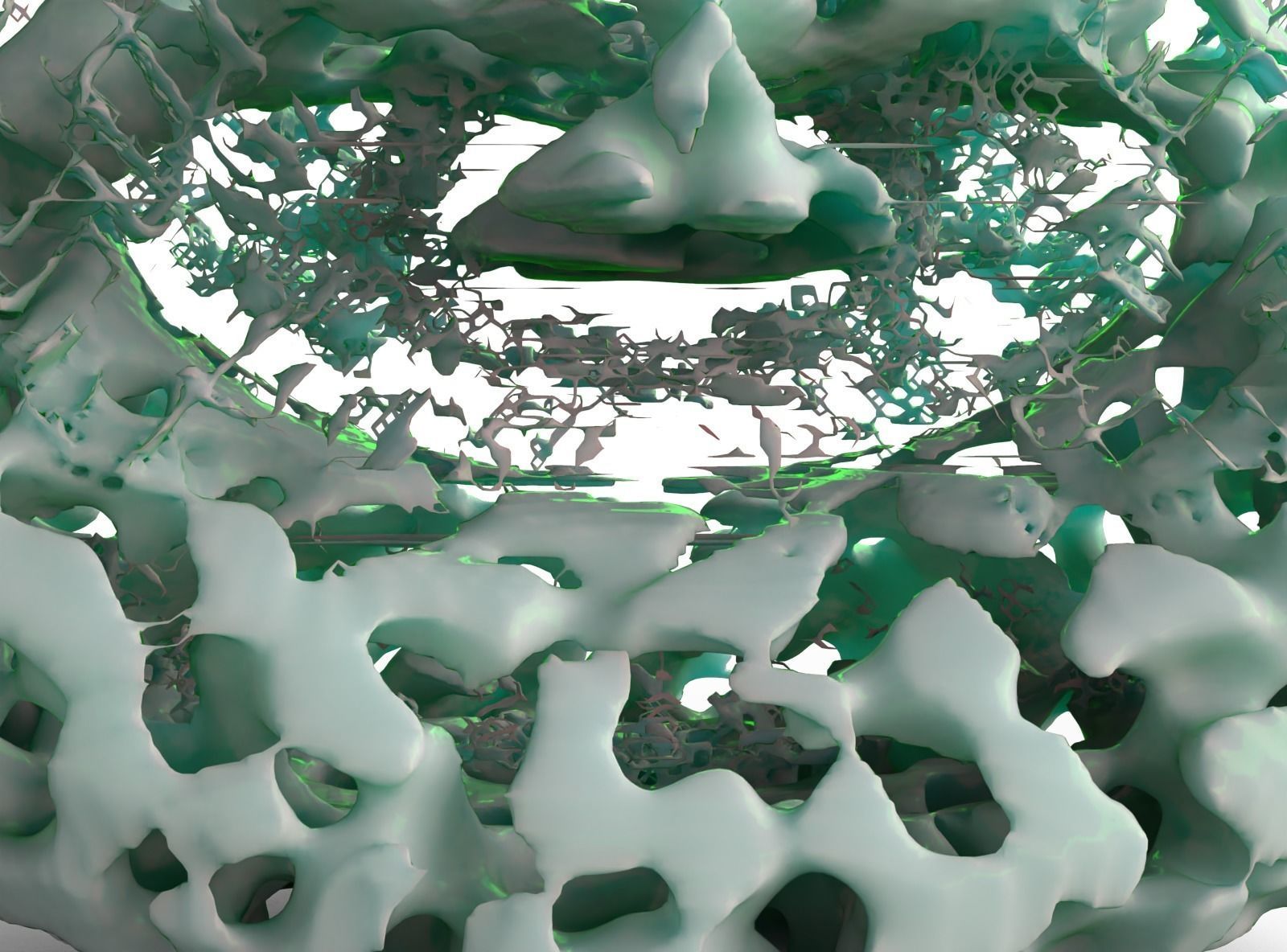 Bacterial proteins 3D model_3