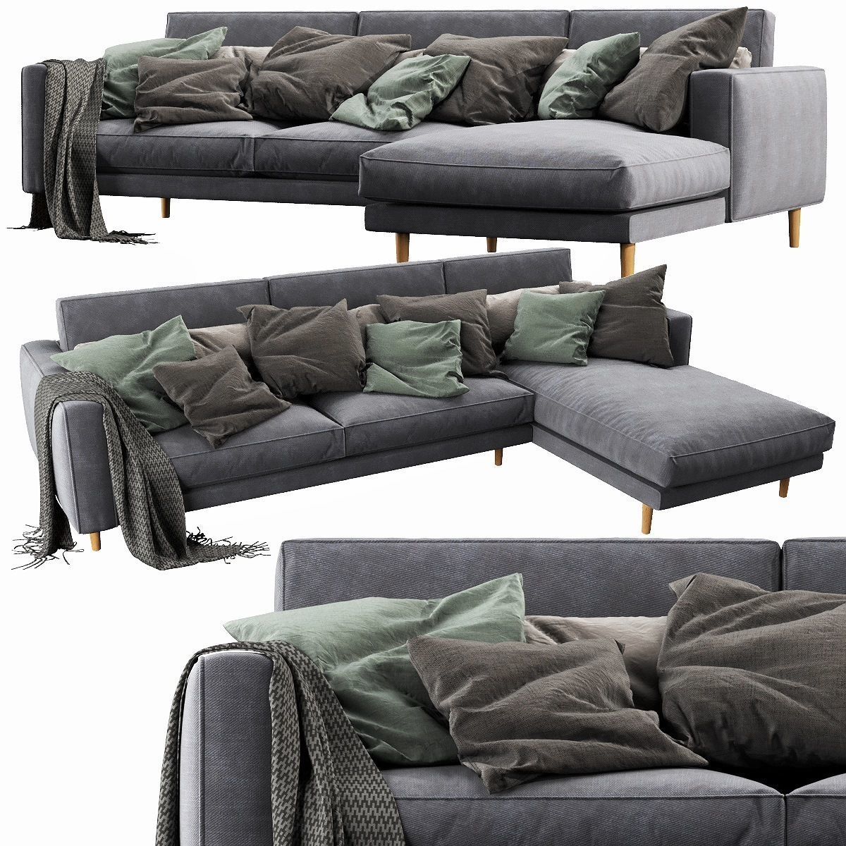 Linteloo Pleasure Chaise Lounge 3D model_1