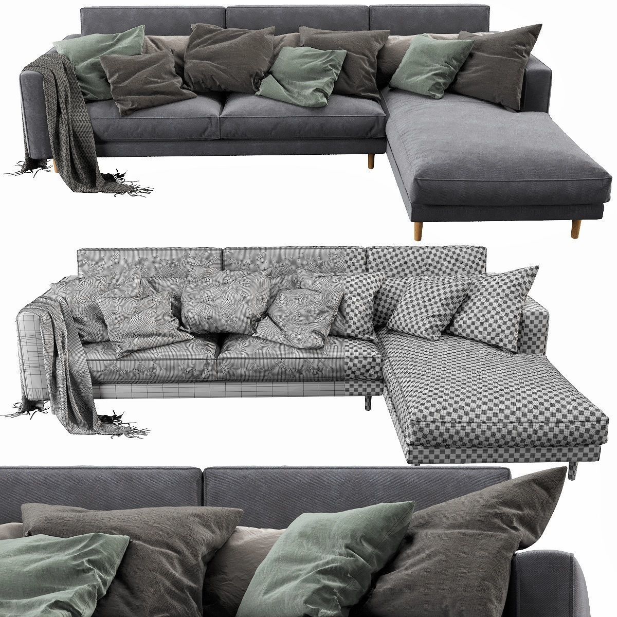 Linteloo Pleasure Chaise Lounge 3D model_3