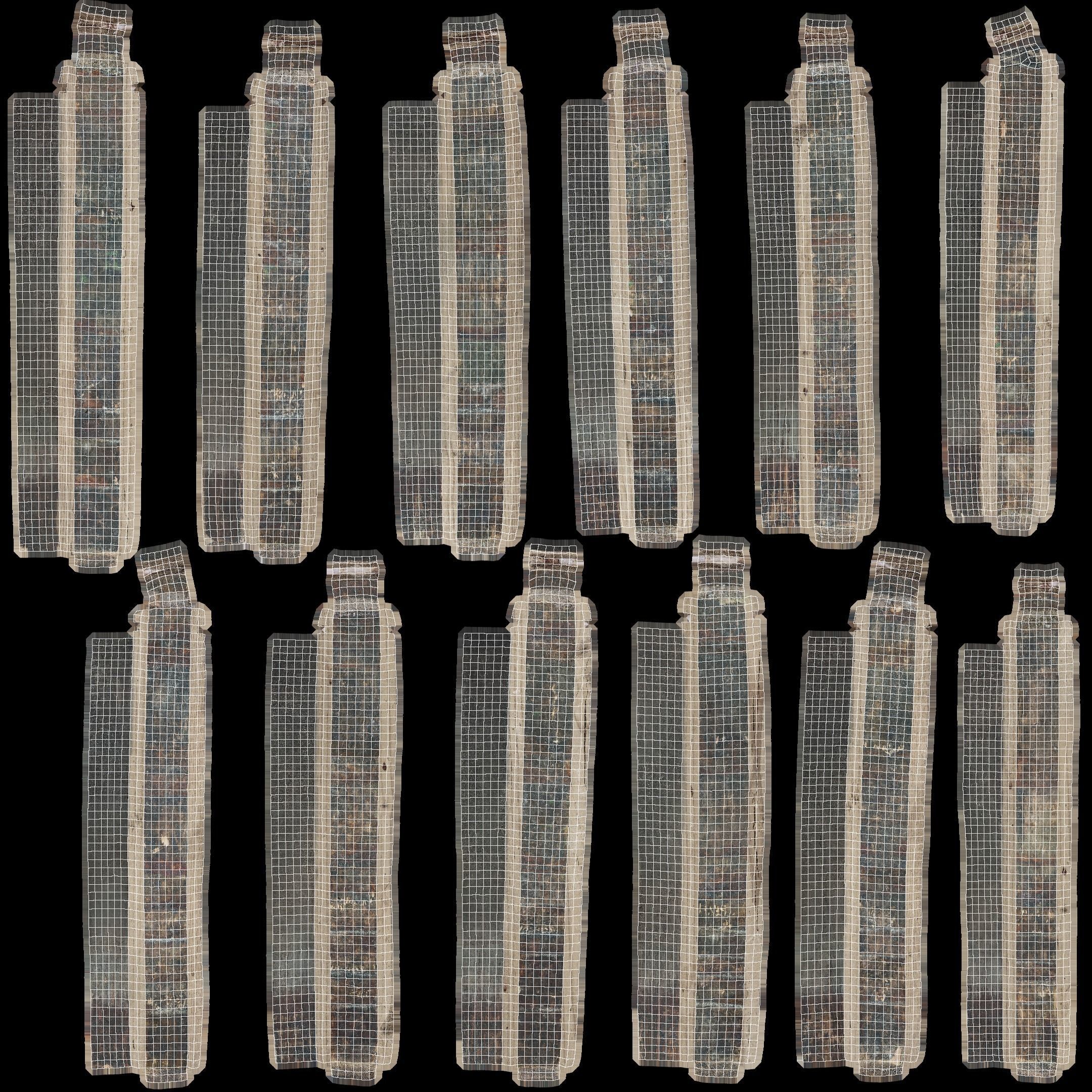 Modular Vat Barrel Low-poly 3D model_39