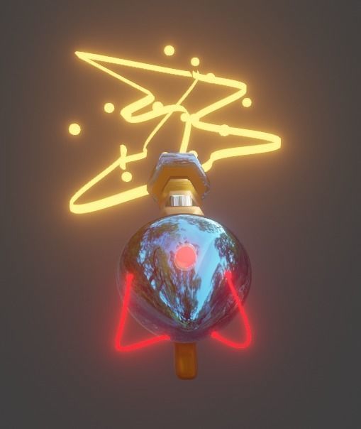 Gun beam Low-poly 3D model_2