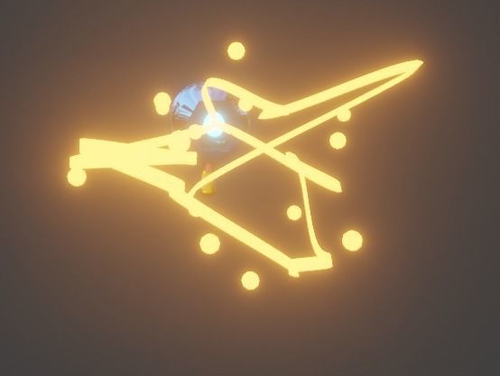 Gun beam Low-poly 3D model_6