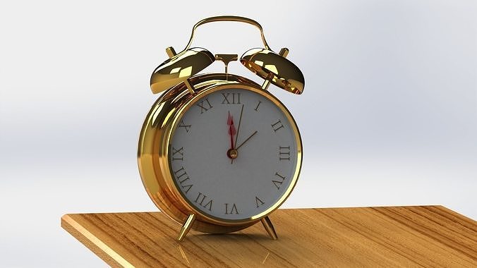 Alarm-clock - SolidWorks 3D model