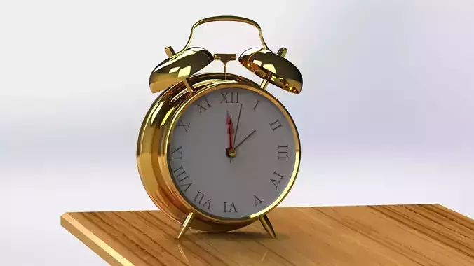 Alarm-clock - SolidWorks 3D model