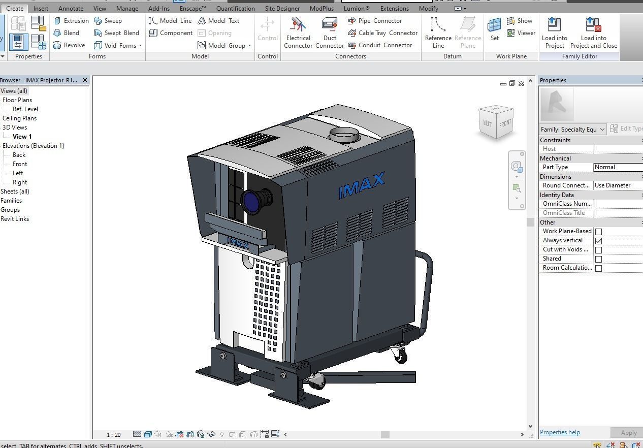 IMAX Projector 3D model_5