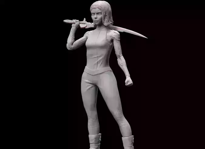 ALITA BATTLE ANGEL BUST