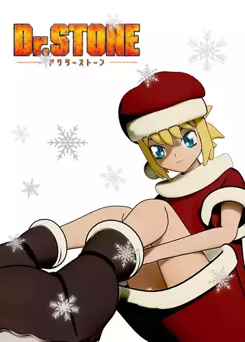 Kohaku-Dr stone-Anime-Christmas Low-poly 3D model
