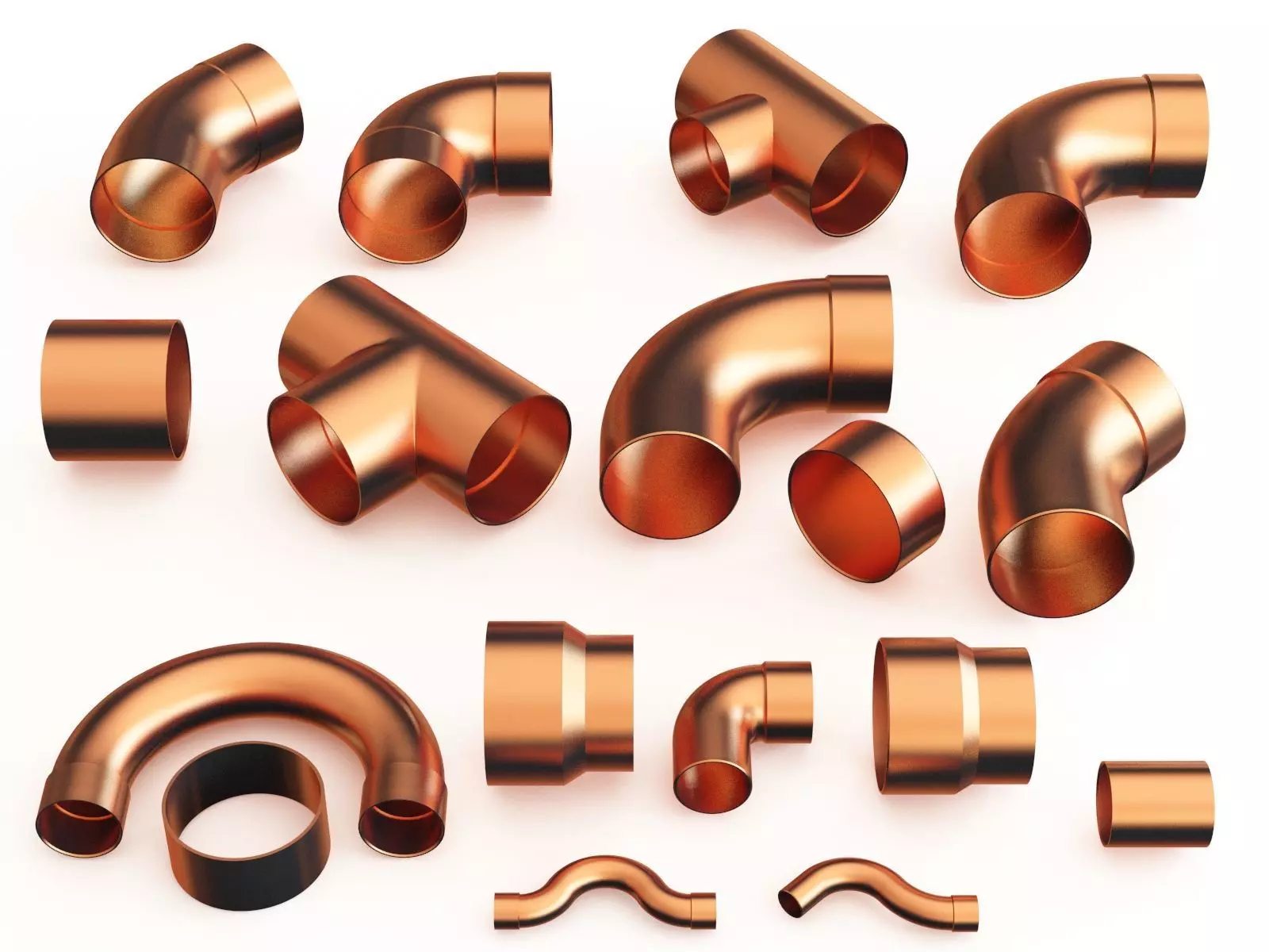 Pipe fitting vol 16 3D model_0