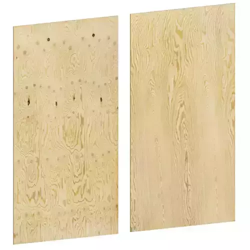 Plywood sheet for floor or wall