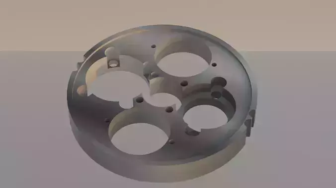 Mechanical Part Low-poly 3D model