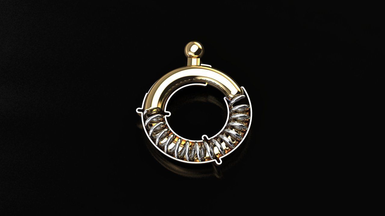 Lock chain bracelet wristband LOBSTER CLASPS parrot lock 3D print model_5