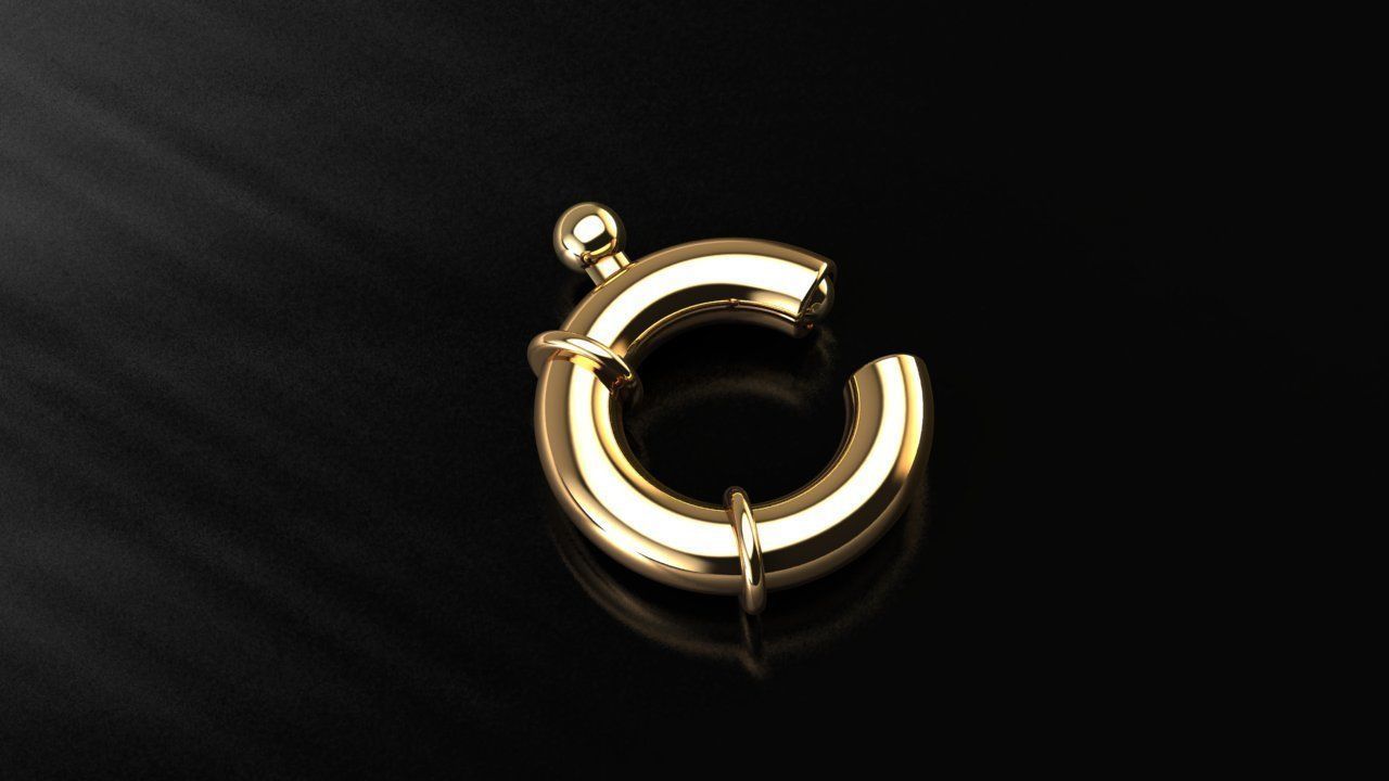 Lock chain bracelet wristband LOBSTER CLASPS parrot lock 3D print model_4