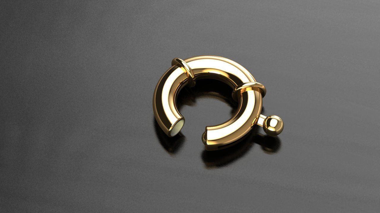 Lock chain bracelet wristband LOBSTER CLASPS parrot lock 3D print model_3