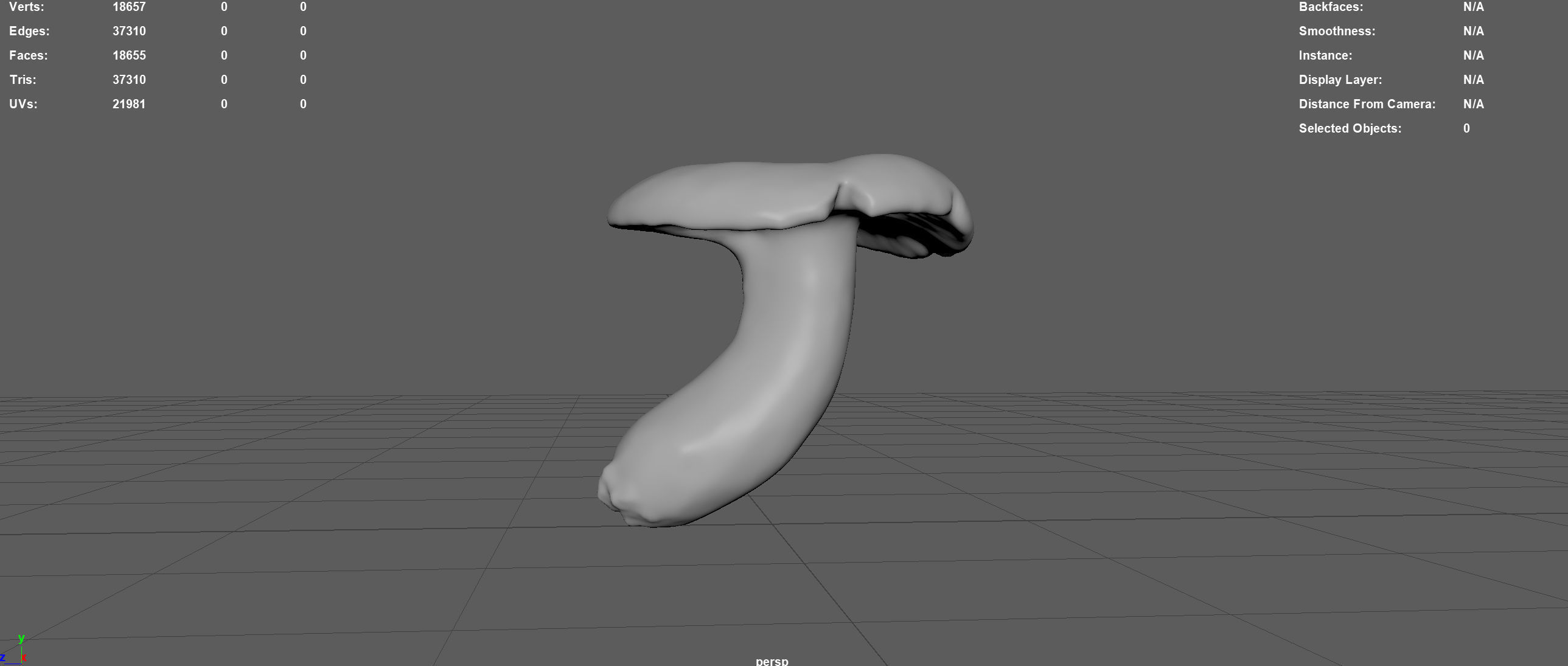 BOLETUS mushroom Low-poly 3D model_5