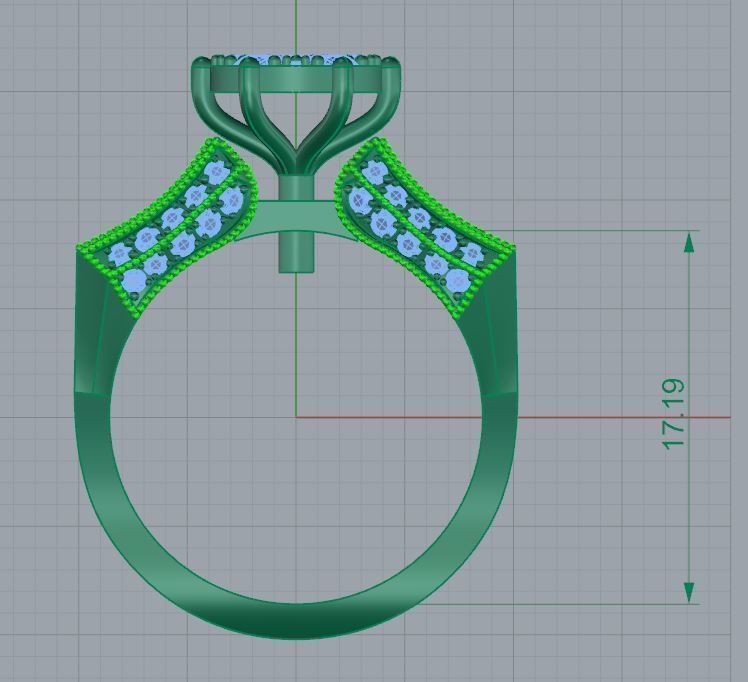 Jewelry Ring 3D print model_3