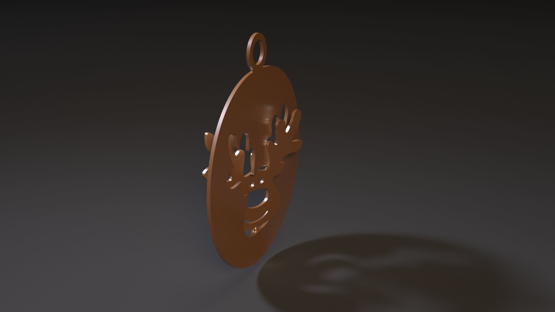 Christmas toy deer 3D print model_4