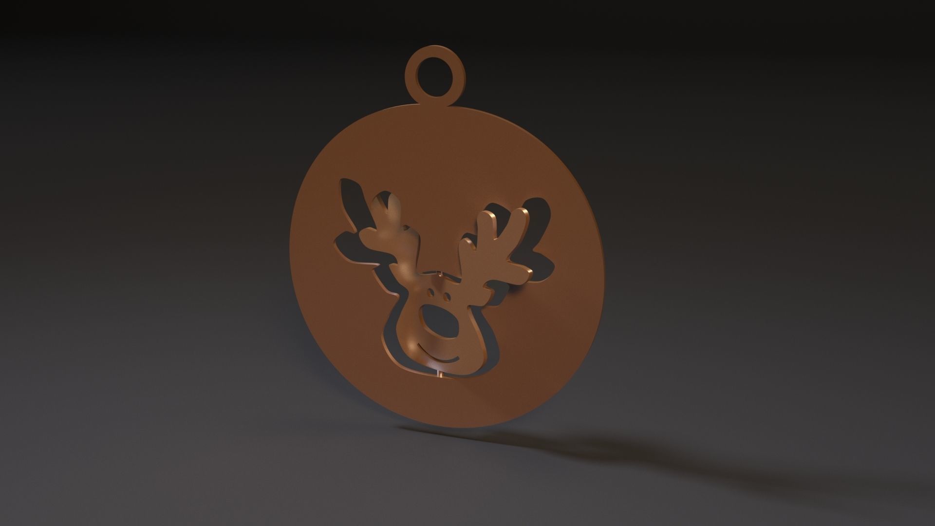 Christmas toy deer 3D print model_3