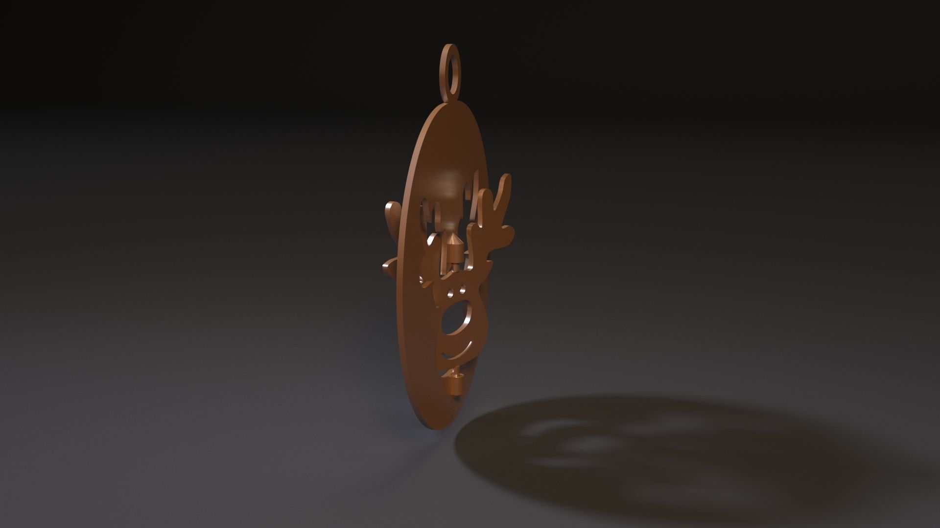 Christmas toy deer 3D print model_2