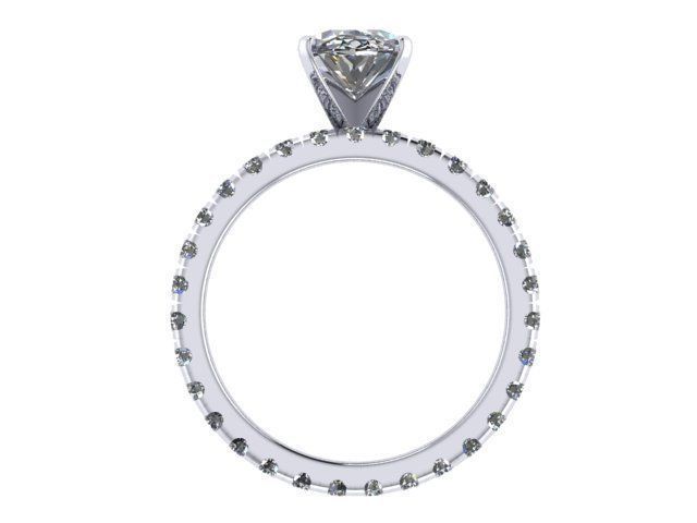 Oval Ring  3D print model_1